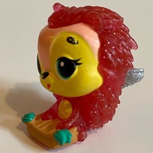 Hatchimals Colleggtibles Pink Sled Porcupine Silver Wings Figure